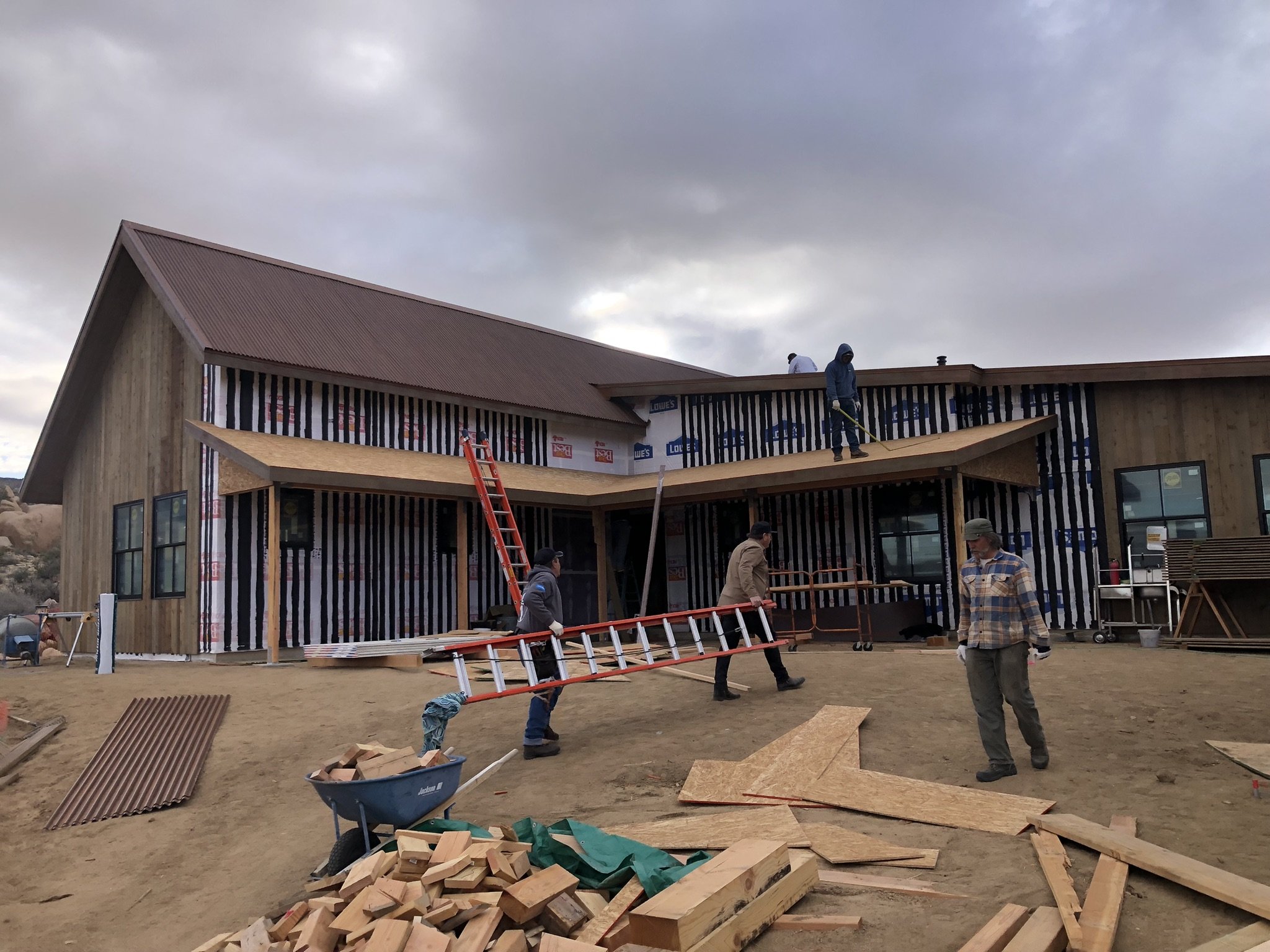 Shaw Roofing project